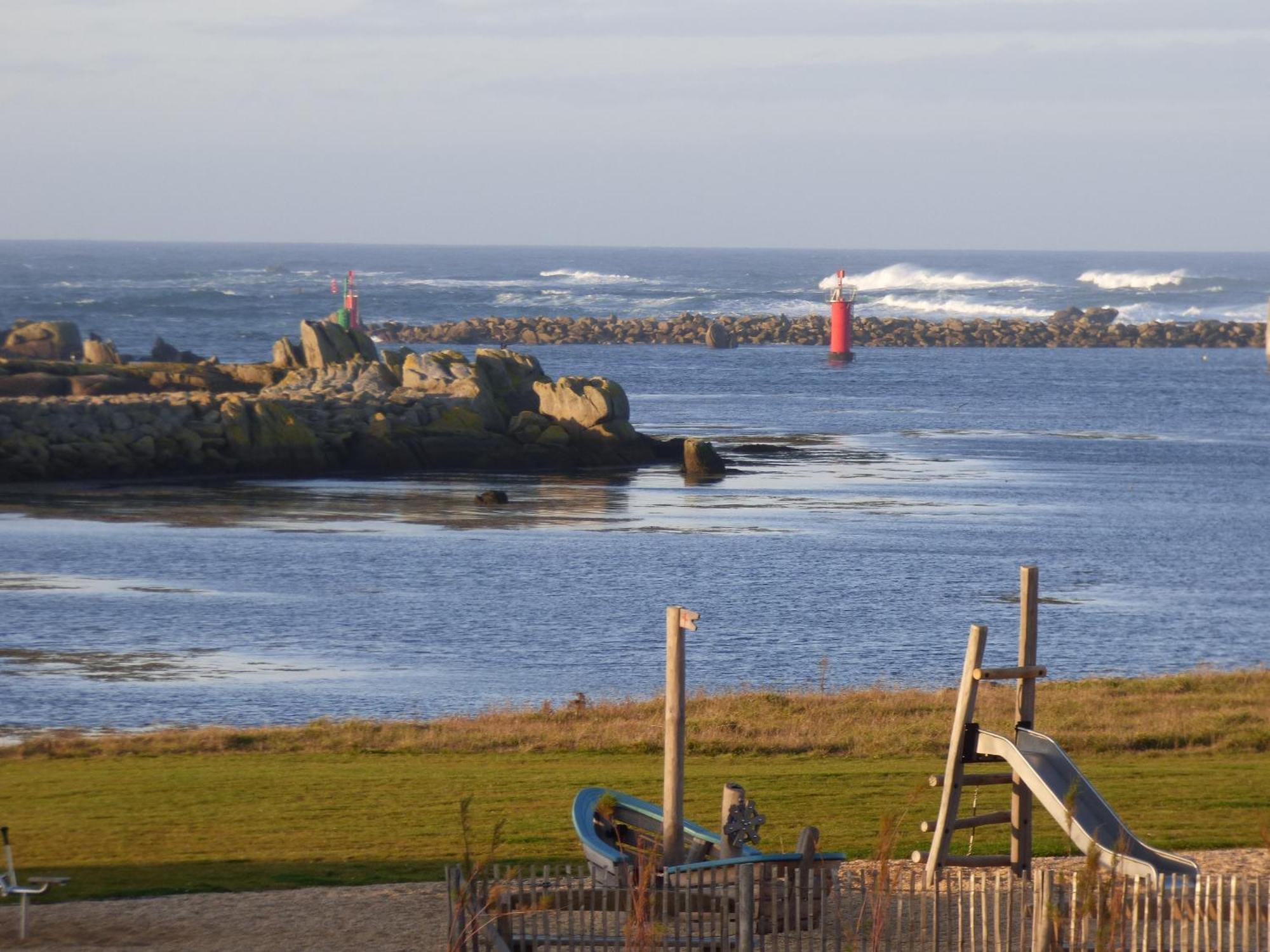 APPART-STUDIOS VUE MER PANORAMIQUE ST GUENOLE Côté Mer Penmarcʼh Exterior foto